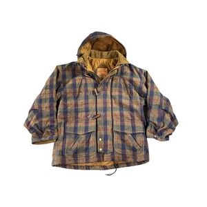 Vintage Urban Equipment Country Jacket Mens Medium Wool Blend Hooded Toggle